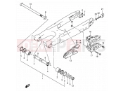 SUZUKI RM125 K5 (2005) (E03,E28,E33) 33B - REAR SWINGING ARM (MODEL K5/K6)
