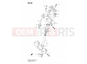 SUZUKI RM125 K7 (2007) (E03,E28,E33) 30 - STEERING STEM