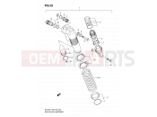 SUZUKI RM125 K7 (2007) (E03,E28,E33) 35 - REAR SHOCK ABSORBER