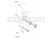 SUZUKI RM125 K8 (2008) (E03,E28,E33) 14 - KICK STARTER