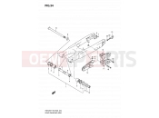 SUZUKI RM125 K8 (2008) (E03,E28,E33) 34 - REAR SWINGING ARM