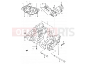 SUZUKI RM125 K (1989) (E03,E28,E33) 3 - CRANKCASE (MODEL K)