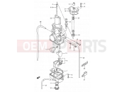 SUZUKI RM125 K (1989) (E03,E28,E33) 6 - CARBURETOR