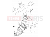 SUZUKI RM125 K (1989) (E03,E28,E33) 7 - AIR CLEANER