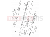 SUZUKI RM125 K (1989) (E03,E28,E33) 22 - FRONT DAMPER (MODEL K)