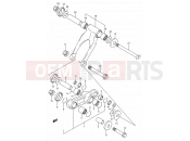 SUZUKI RM125 K (1989) (E03,E28,E33) 33 - CUSHION LEVER (MODEL K)