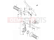 SUZUKI RM125 L (1990) (E03,E28,E33) 27 - HANDLE SWITCH