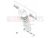 SUZUKI RM125 L (1990) (E03,E28,E33) 32A - SHOCK ABSORBER (MODEL L)