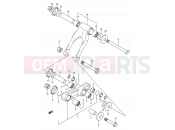 SUZUKI RM125 L (1990) (E03,E28,E33) 33A - CUSHION LEVER (MODEL L)
