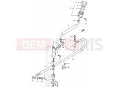 SUZUKI RM125 L (1990) (E03,E28,E33) 37A - REAR MASTER CYLINDER (MODEL L)
