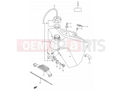 SUZUKI RM125 M (1991) (E03,E28,E33) 19 - FUEL TANK