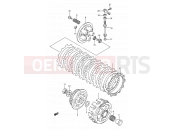 SUZUKI RM125 N (1992) (E03,E28,E33) 10 - CLUTCH
