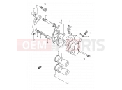 SUZUKI RM125 N (1992) (E03,E28,E33) 28 - FRONT CALIPER (MODEL N/P/R)