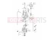 SUZUKI RM125 P (1993) (E03,E28,E33) 6 - CARBURETOR (MODEL N/P)
