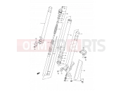 SUZUKI RM125 P (1993) (E03,E28,E33) 22A - FRONT DAMPER (MODEL P)