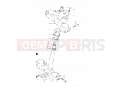 SUZUKI RM125 P (1993) (E03,E28,E33) 23A - STEERING STEM (MODEL P/R/S)