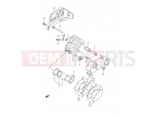 SUZUKI RM125 P (1993) (E03,E28,E33) 35A - REAR CALIPER (MODEL P/R)
