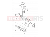 SUZUKI RM125 S (1995) (E03,E28,E33) 5 - CRANKSHAFT