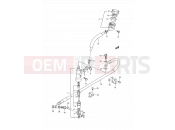 SUZUKI RM125 S (1995) (E03,E28,E33) 36A - REAR MASTER CYLINDER (MODEL P/R/S)