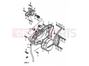 SUZUKI RM250 G (1986) 7 - CRANKCASE COVER-WATER PUMP (MODEL G)
