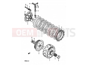 SUZUKI RM250 J (1988) 10 - CLUTCH