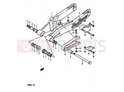SUZUKI RM250 J (1988) 32 - REAR SWINGING ARM