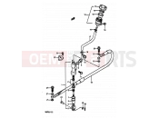 SUZUKI RM250 J (1988) 38 - REAR MASTER CYLINDER