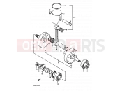SUZUKI RM250 K (1989) (E02,E04,E24) 5 - CRANKSHAFT (MODEL K)