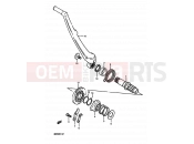 SUZUKI RM250 K (1989) (E02,E04,E24) 13 - KICK STARTER