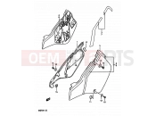 SUZUKI RM250 K (1989) (E02,E04,E24) 21 - FRAME COVER (MODEL K/L/M)