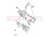 SUZUKI RM250 K (1989) (E02,E04,E24) 36 - REAR CALIPERS (MODEL K)