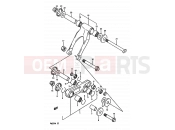 SUZUKI RM250 L (1990) (E02,E04,E24) 33A - CUSHION LEVER (MODEL L)