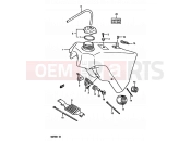 SUZUKI RM250 N (1992) (E02,E04,E24) 19 - FUEL TANK