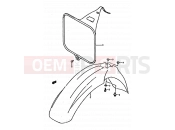 SUZUKI RM250 P (1993) (E02,E04,E24) 23 - FRONT FENDER