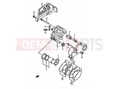 SUZUKI RM250 P (1993) (E02,E04,E24) 34 - REAR CALIPER (MODEL P/R)