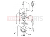 SUZUKI RM250 T (1996) (E02,E04,E24) 6 - CARBURETOR (MODEL T)