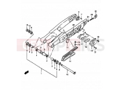 SUZUKI RM250 T (1996) (E02,E04,E24) 33 - REAR SWINGING ARM (MODEL T)