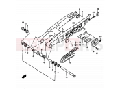 SUZUKI RM250 V (1997) (E02,E04,E24) 33A - REAR SWINGING ARM (MODEL V)