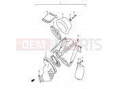 SUZUKI RM250 W (1998) (E02,E04,E24,P37) 7 - AIR CLEANER