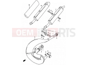 SUZUKI RM250 W (1998) (E02,E04,E24,P37) 8 - MUFFLER