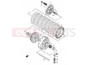 SUZUKI RM250 W (1998) (E02,E04,E24,P37) 10 - CLUTCH