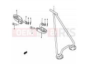 SUZUKI RM250 W (1998) (E02,E04,E24,P37) 17 - STAND - FOOTREST