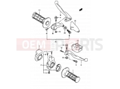 SUZUKI RM250 W (1998) (E02,E04,E24,P37) 24 - HANDLE LEVER