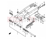 SUZUKI RM250 W (1998) (E02,E04,E24,P37) 33B - REAR SWINGING ARM (MODEL W)