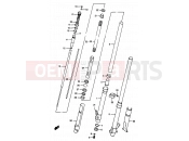 SUZUKI RM250 W (1998) (E02,E04,E24,P37) 28B - FRONT DAMPER (MODEL W)
