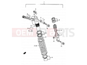 SUZUKI RM250 W (1998) (E02,E04,E24,P37) 34B - SHOCK ABSORBER (MODEL W)