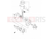 SUZUKI RM250 K2 (2002) (E02,E04,E24) 5 - CRANKSHAFT