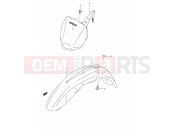 SUZUKI RM250 K2 (2002) (E02,E04,E24) 22 - FRONT FENDER