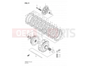 SUZUKI RM250 K7 (2007) (E19) 11 - CLUTCH