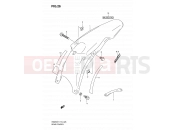 SUZUKI RM250 K7 (2007) (E19) 26 - REAR FENDER